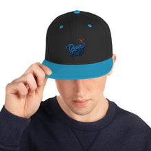 Load image into Gallery viewer, DreamFest Snap Back Hat Black/Teal
