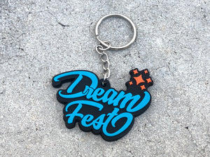 DreamFest Rubber Keychain