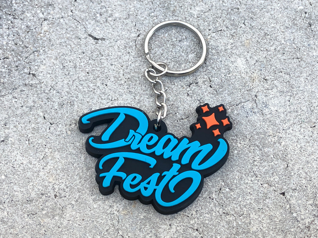 DreamFest Rubber Keychain